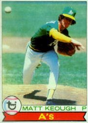 1979 Topps Baseball Cards      554     Matt Keough